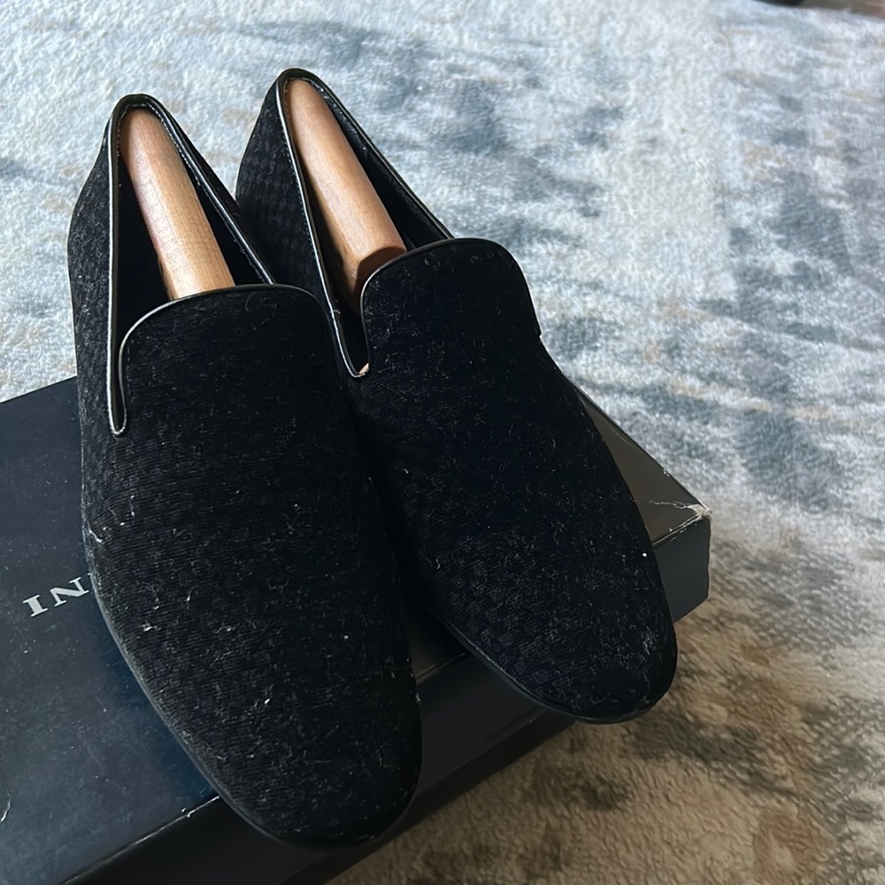 10.5 velvet black Giorgio Brutini loafers